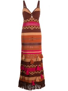 Johanna Ortiz robe Bedouin Under The Tropics - Marron