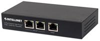Intellinet 561266 2-poorts Gigabit High-Power PoE+ Extender, 2 PSE-poorten Metaal Zwart