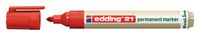 Viltstift edding 21 Eco rond rood 1.5-3mm