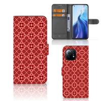 Xiaomi Mi 11 Telefoon Hoesje Batik Rood