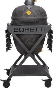 Boretti Ceramica Large Kamado-barbecue/grill Verrijdbaar Houtskool (brandstof) Grijs