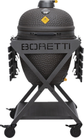 Boretti Ceramica Large Kamado-barbecue/grill Verrijdbaar Houtskool (brandstof) Grijs - thumbnail