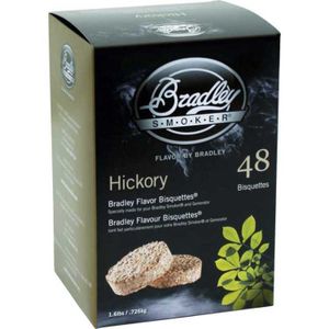 Bradley Hickory Wood Briketten rookhout 48 stuks