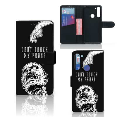 Portemonnee Hoesje Motorola Moto G8 Zombie Portemonnee Hoesje Motorola Moto G8 Zombie