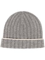 Brunello Cucinelli bonnet bicolore - Gris - thumbnail