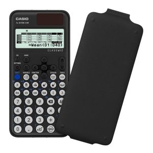 Casio FX-87DE CW Technische rekenmachine Zwart Aantal displayposities: 10 werkt op batterijen, werkt op zonne-energie (b x h x d) 77 x 10.7 x 162 mm