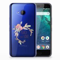 HTC U11 Life Telefoonhoesje met Naam Boho Text