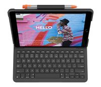 Logitech Slim Folio Apple iPad (2021/2020) Toetsenbord Hoes QWERTY - thumbnail