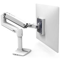 ERGOTRON 45-490-216 LX LCD-arm voor tafelmontage tot 81 cm 32 inch display optillen tot 33 cm 2,3-11,3 kg belasting VESA 45 x 75 100 x 100 mm wit