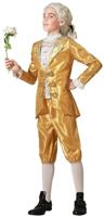 Atosa Gouden beleefd kostuum voor kinderen, 5 tot 6 jaar