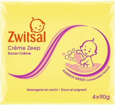 Zwitsal Crème Zeep - 4x90 gr