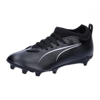 PUMA Ultra 5 Match Fg/Ag Jr voetbalschoen voor kinderen, uniseks, Puma Zwart Puma Wit, 4 UK