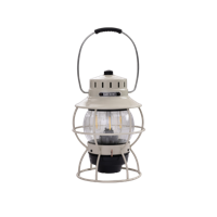 Barebones RAILROAD LANTERN VINTAGE WHITE - USB