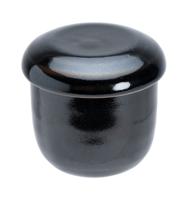 Tokyo Design Studio - Yuzu Black - Chawanmushi Kop met oor - 8.6 x 8.2cm - thumbnail