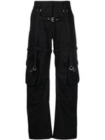 Off-White pantalon en coton à poches cargo - Noir - thumbnail