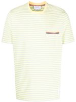 Thom Browne t-shirt en coton à rayures - Vert