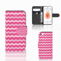 Apple iPhone 5 | 5s | SE Telefoon Hoesje Waves Pink