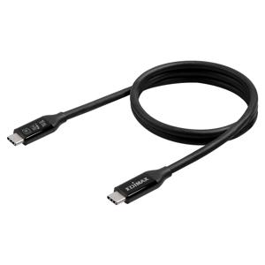 EDIMAX USB-kabel USB 4.0, Thunderbolt 3 USB-C stekker 1.00 m Zwart UC4-010TB V2