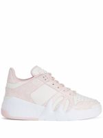 Giuseppe Zanotti baskets montantes Talon à motif cachemire - Rose