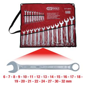 KS Tools 517.0043 517.0043 Ring-steeksleutelset 21-delig 32 mm