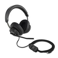 Kensington H2000 Over-Ear USB-C Headset met Microfoon, Compatibel met Windows en Mac, Universele Plug & Play passive Noise Cancelling Computer Koptelefoon met Kabel van 1,8 Meter (K83451WW)