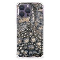 iPhone 15 Pro Max Case Anti-shock Krokodillenprint - thumbnail