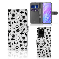 Telefoonhoesje met Naam Samsung Galaxy S20 Ultra Silver Punk - thumbnail