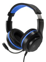 Deltaco GAM-127 hoofdtelefoon/headset Bedraad Helm Gamen Zwart, Blauw - thumbnail