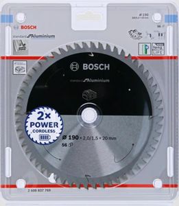 Bosch Accessories Bosch 2608837769 Cirkelzaagblad 190 x 20 mm Aantal tanden: 56 1 stuk(s)