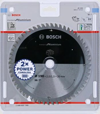Bosch Accessories Bosch 2608837769 Cirkelzaagblad 190 x 20 mm Aantal tanden: 56 1 stuk(s)