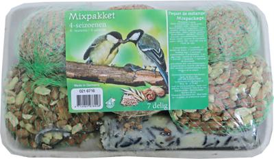Mixpakket 4-Seizoenen Schaal  7 Stuks