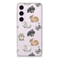 TPU Hoesje voor Samsung Galaxy S23 Konijntjes