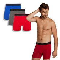 Bamboo Basics - Heren Perfect fit Boxershorts (3-pack) - Rico - Thermo - Zijdezacht en Hypoallergeen