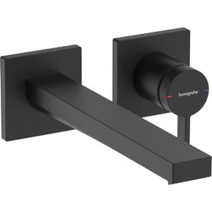 Hansgrohe Tecturis Wastafelkraan Inbouw - mengkraan - eengreeps - 22.5cm uitloop - mat zwart 73051670