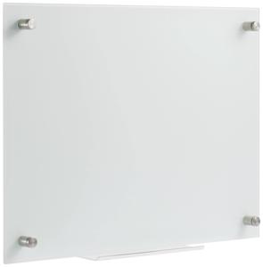 SpeaKa Professional Glazen magneetbord SP-BWM-200 (b x h) 600 mm x 450 mm Wit Glad Incl. opbergbakje