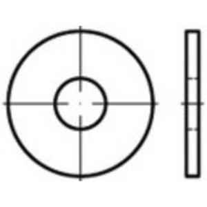 TOOLCRAFT Onderlegring Staal Galvanisch verzinkt 100 stuk(s) TO-5433876