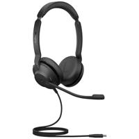 Jabra 23189-999-879 hoofdtelefoon/headset Bedraad Hoofdband Kantoor/callcenter USB Type-C Zwart - thumbnail