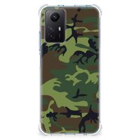 Xiaomi Redmi Note 12s Doorzichtige Silicone Hoesje Army Dark