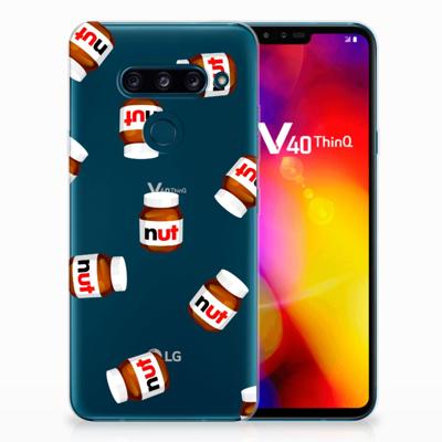 LG V40 Thinq Siliconen Case Nut Jar
