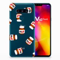 LG V40 Thinq Siliconen Case Nut Jar