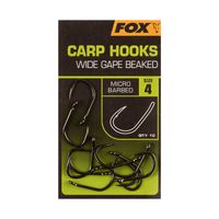 Fox Carp Hooks Wide Gape 10st. Size 2 - thumbnail