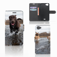 Wiko Rainbow Jam Telefoonhoesje met Pasjes Honden Labrador