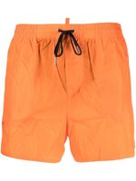 DSQUARED2 short de bain à logo Milano imprimé - Orange - thumbnail