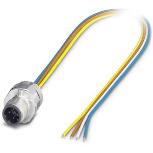 Phoenix Contact 1552256 Sensor/actuator steekconnector M12 Aantal polen: 4 Stekker, inbouw 0.50 m 1 stuk(s)