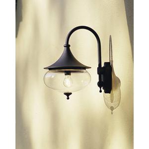 Konstsmide Mode II 619-750 Buitenlamp (wand) Spaarlamp, LED E27 100 W Zwart