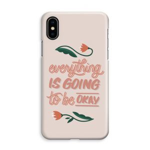 Optimistic flower girl: iPhone XS Max Volledig Geprint Hoesje