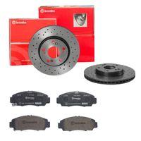 Remblokkenset, schijfrem BREMBO, u.a. für Fiat, Abarth, Vauxhall, Opel, KIA