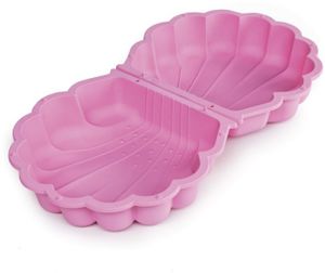 Paradiso toys Zandbak met deksel Schelp 87 x 78 x 18 cm roze