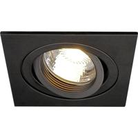 SLV 113491 New Tria Inbouwlamp Halogeen GU10 50 W Zwart