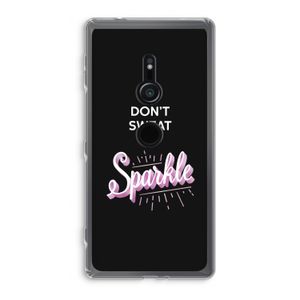 Sparkle quote: Sony Xperia XZ2 Transparant Hoesje